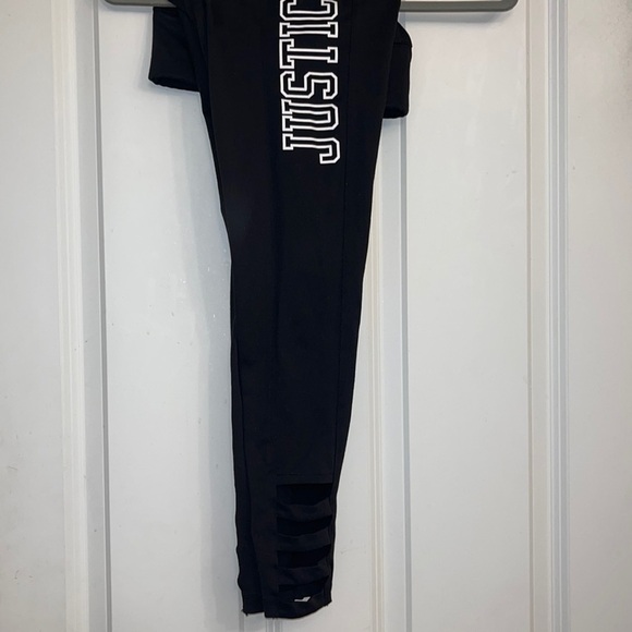 Justice leggings size 12 black - Picture 3 of 4